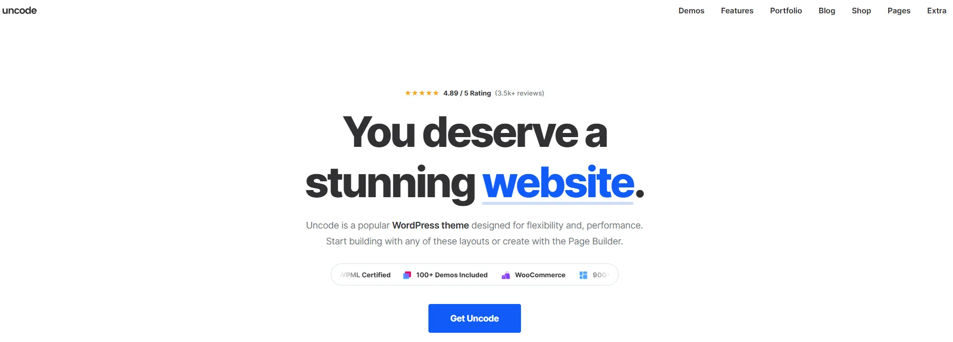 Uncode flexible WordPress theme designs Uncode flexible WordPress theme designs