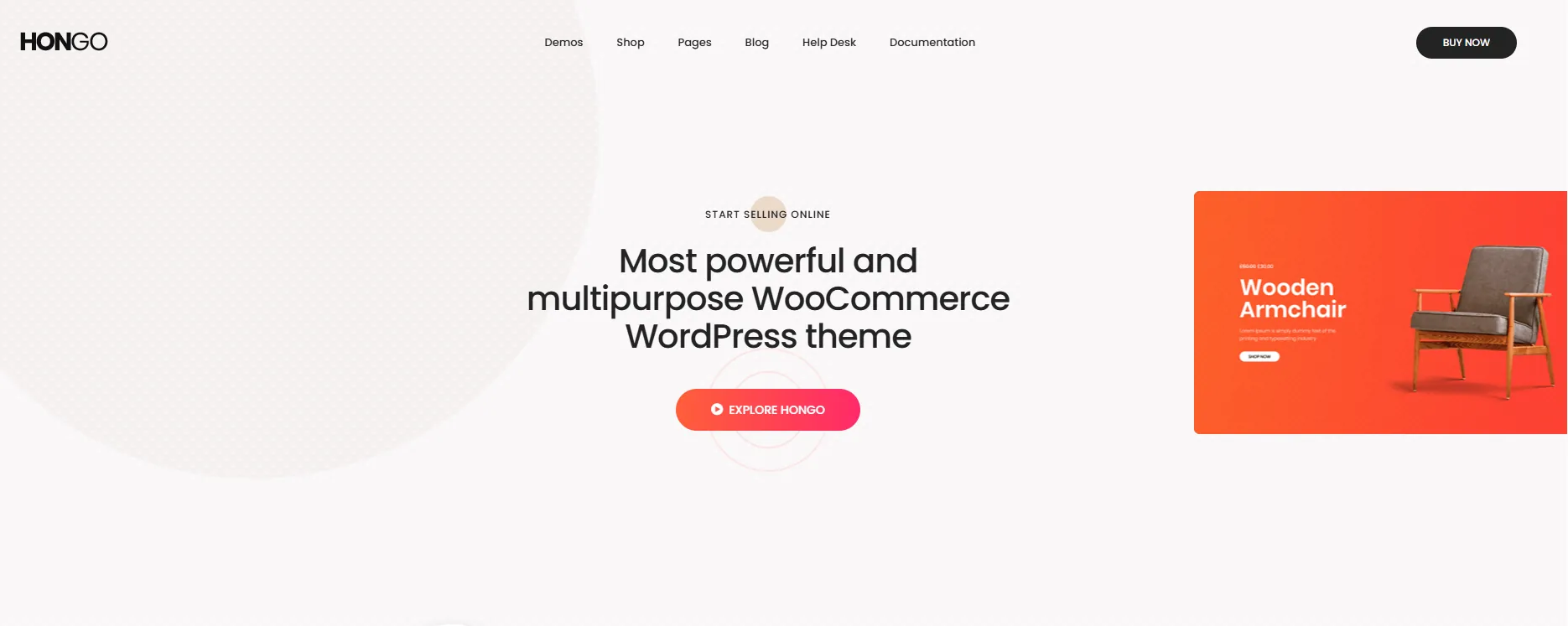 Hongo WordPress eCommerce theme for mobile shopping Hongo WordPress eCommerce theme for mobile shopping