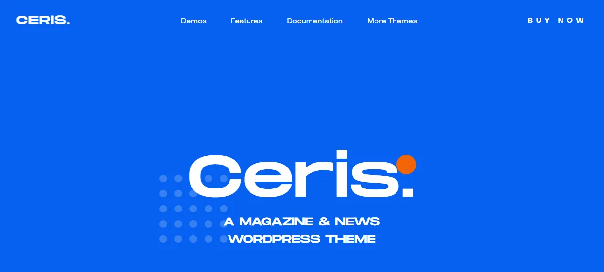 Ceris magazine and blog WordPress theme Ceris magazine and blog WordPress theme