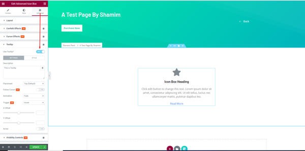 How to show advanced tooltips using Elementor