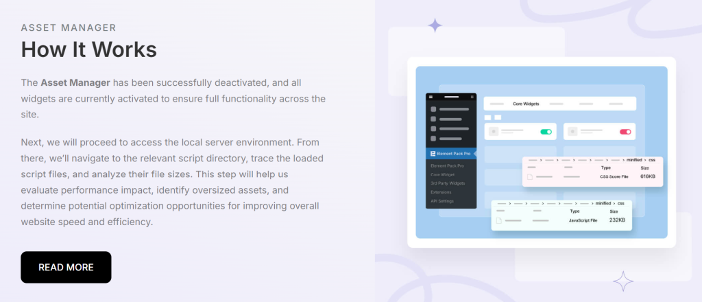 Assets Manager: keep your site fast without sacrificing features