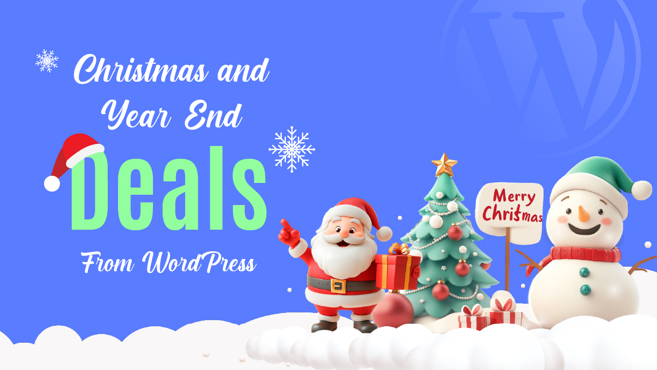Best Christmas and Year-end Deals for WordPress