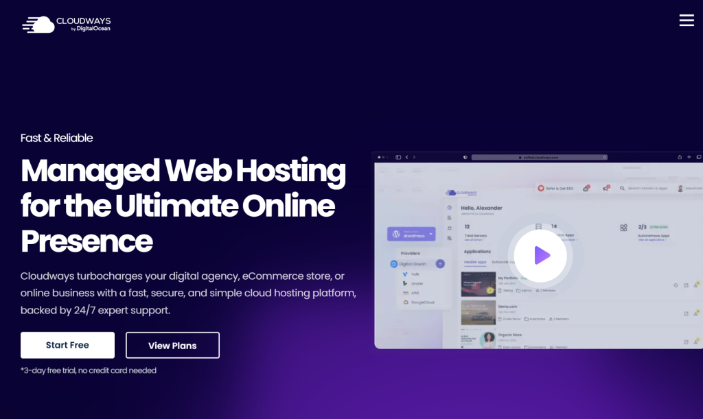 Cloudways - Ultimate Web Hosting for WordPress Cloudways - Ultimate Web Hosting for WordPress