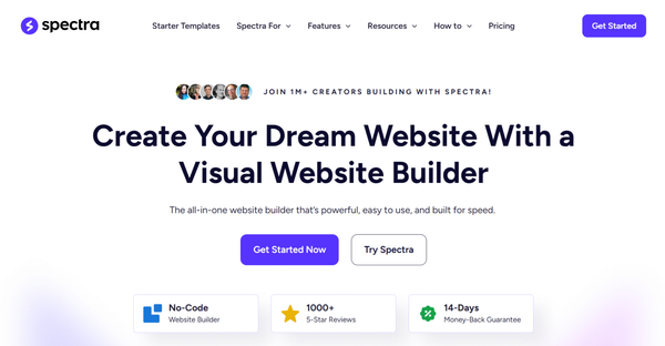 4. Spectra Website Templates