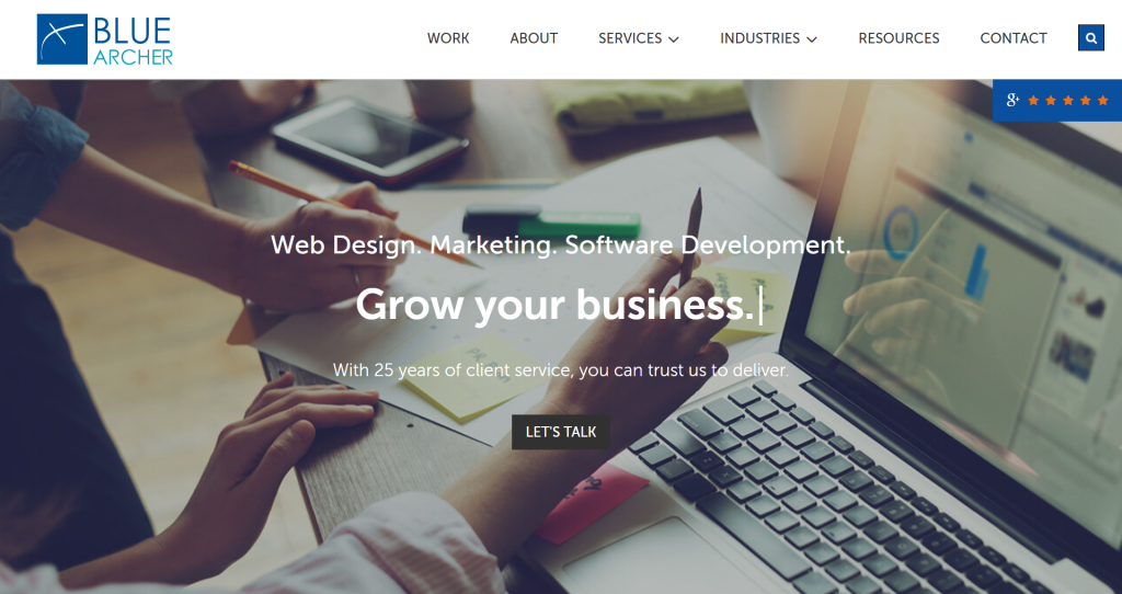 Blue Archer - NinjaPromo - Pixelfic - Best Website Design Companies for Small Businesses Blue Archer - NinjaPromo - Pixelfic - Best Website Design Companies for Small Businesses