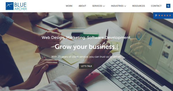Blue Archer - NinjaPromo - Pixelfic - Best Website Design Companies for Small Businesses Blue Archer - NinjaPromo - Pixelfic - Best Website Design Companies for Small Businesses