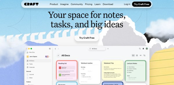 Craft Doc - Best Website Layout Examples Craft Doc - Best Website Layout Examples