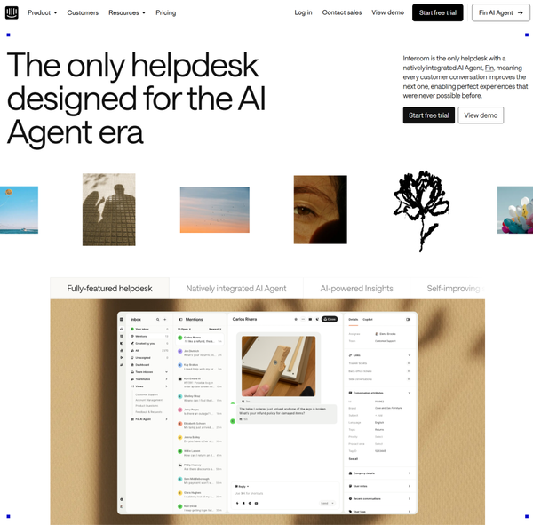 Intercom - Creative Website Layout Examples Intercom - Creative Website Layout Examples