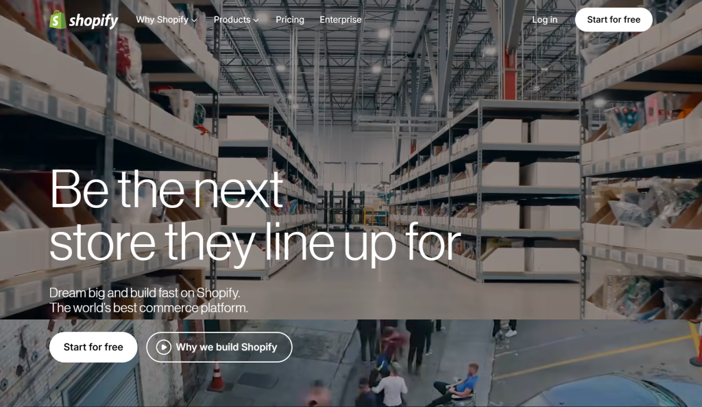 Shopify - Creative Website Layout Examples