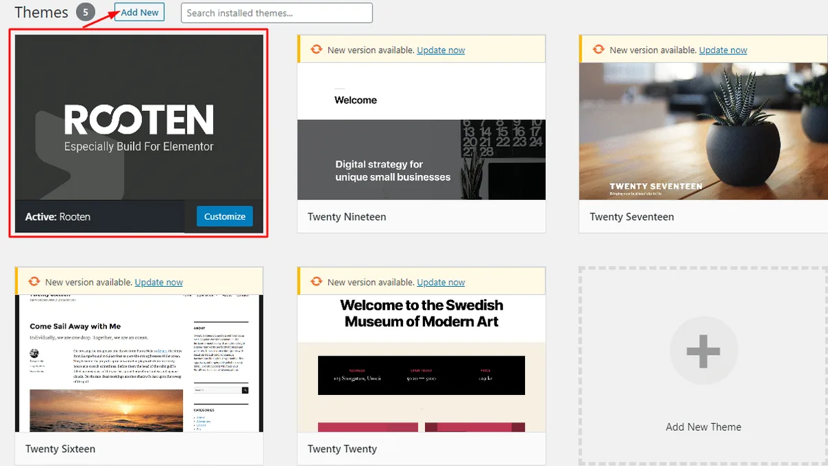 Rooten theme recommended for a WooCommerce website Rooten theme recommended for a WooCommerce website