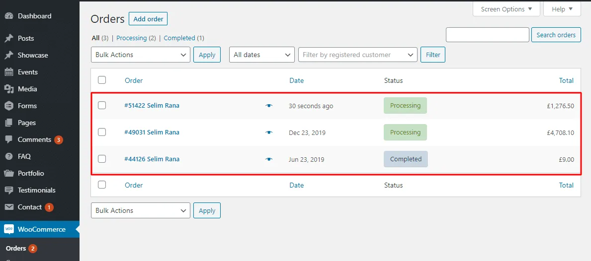 Managing customer orders in WooCommerce Managing customer orders in WooCommerce