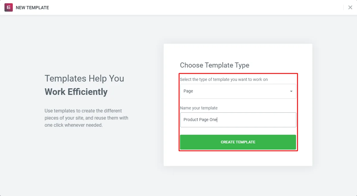 Creating an individual product page template in Elementor Creating an individual product page template in Elementor