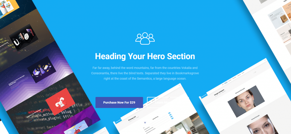Landing Page Hero Section