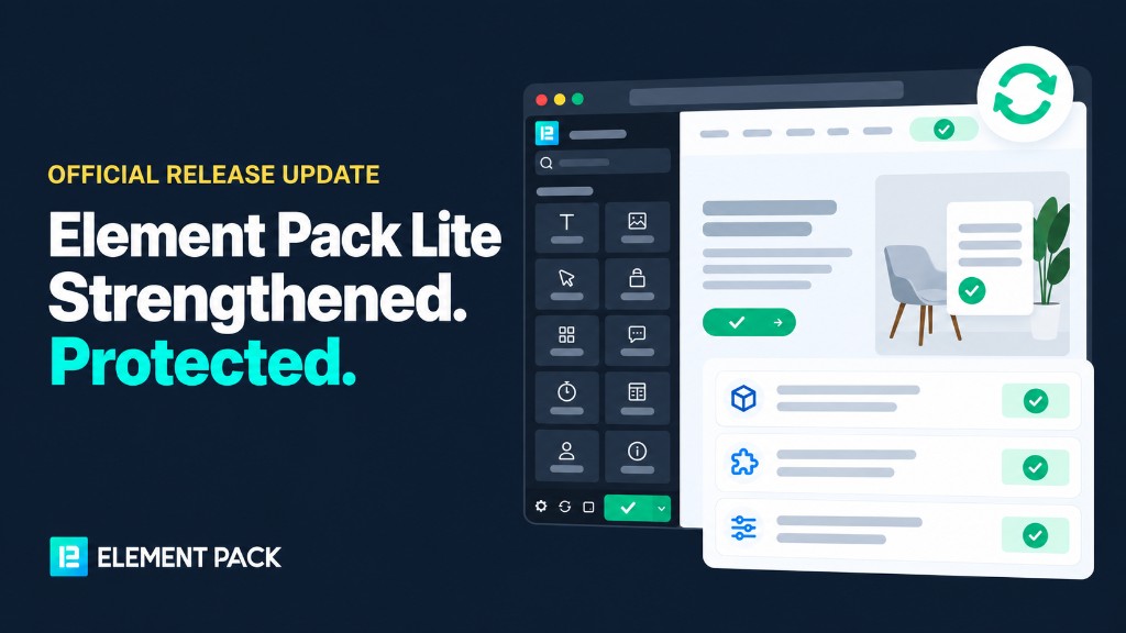 Element Pack Lite official release update on WordPress.org, strengthened and protected Element Pack Lite official release update on WordPress.org, strengthened and protected