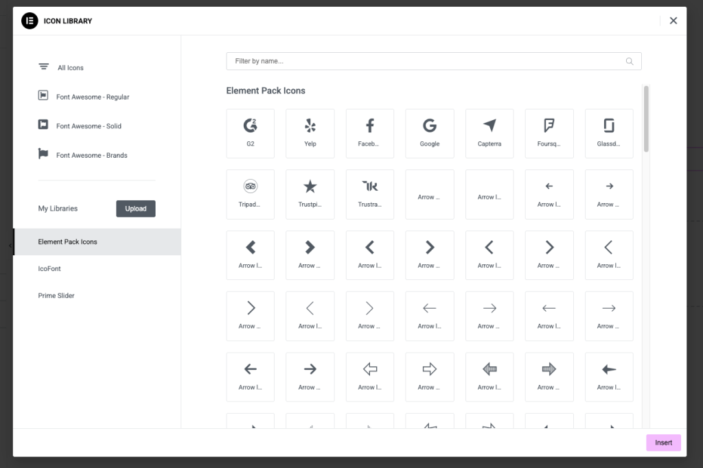 Custom Icons Library