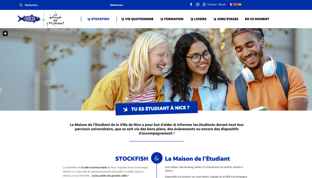 Etudiants - Element Pack Website Examples