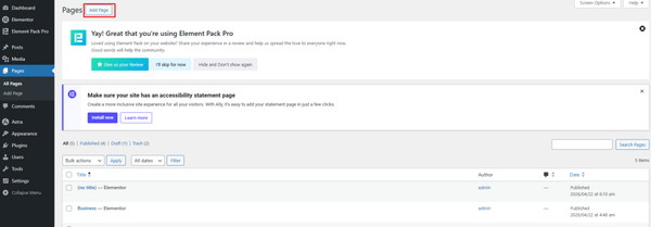Add Page