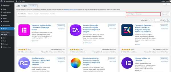 Install a Page Builder