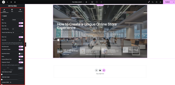 layout customization layout customization