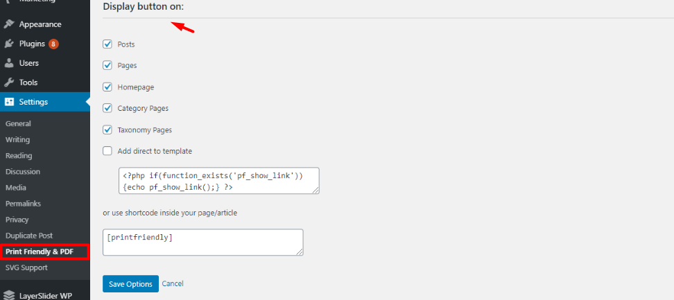 plugin setting plugin setting