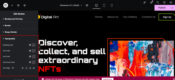 create a website
