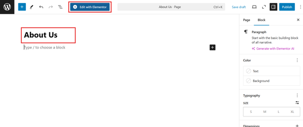 Creating Pages (About, Contact, Services, Blog, etc.)