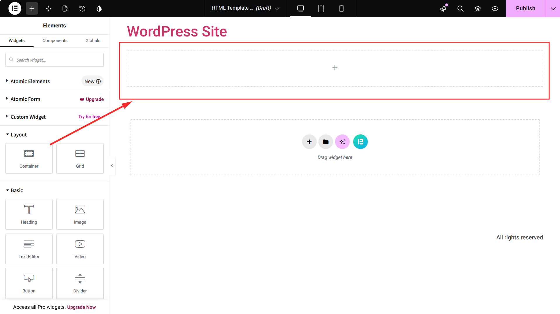 Step 3: Rebuild Layouts and Replicate Structure in Elementor Step 3: Rebuild Layouts and Replicate Structure in Elementor