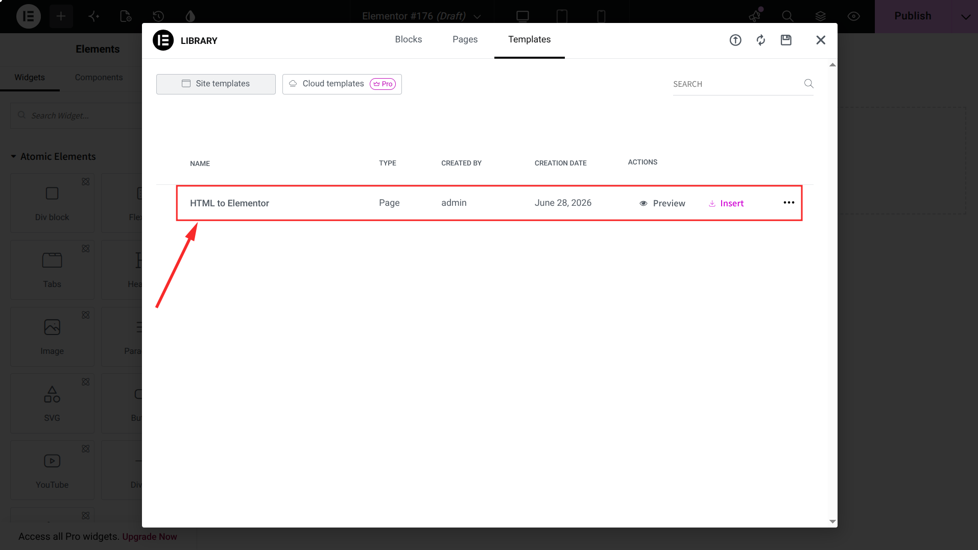 Step 4: Save as an Elementor Page Template for Reuse Step 4: Save as an Elementor Page Template for Reuse