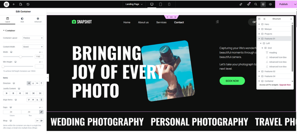 Click on images to replace them. You can also change colors, layout, and content from the left panel. Click on images to replace them. You can also change colors, layout, and content from the left panel.