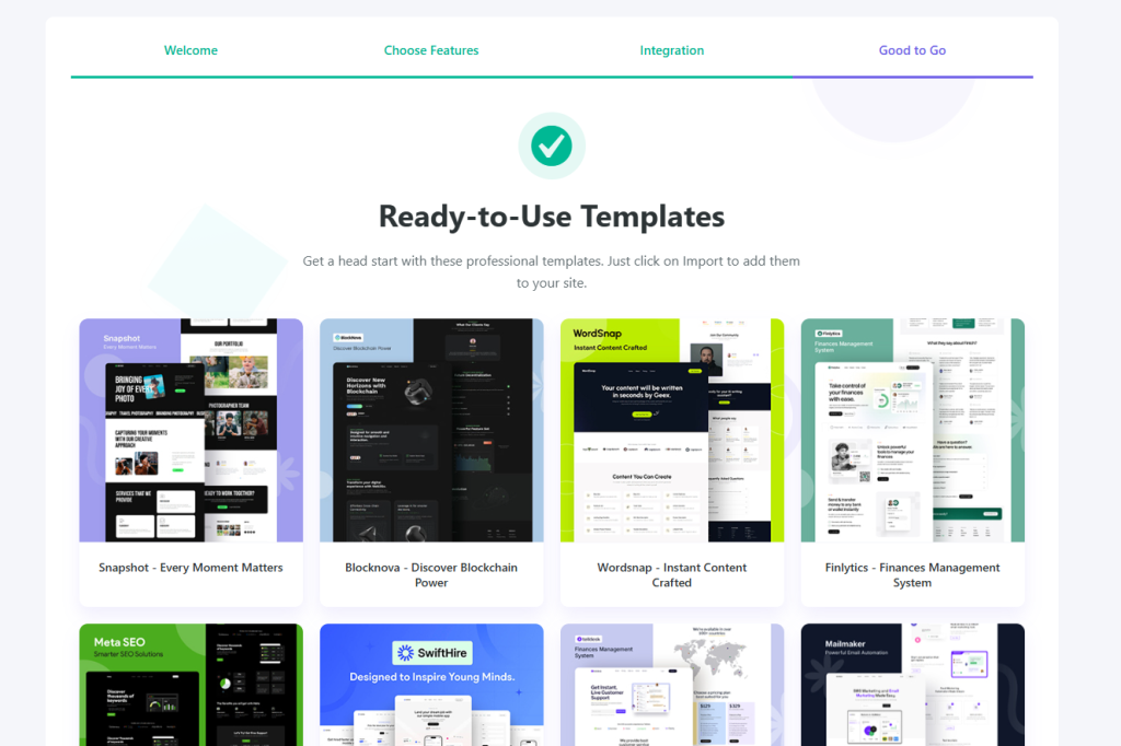 Ready-to-Use Templates.