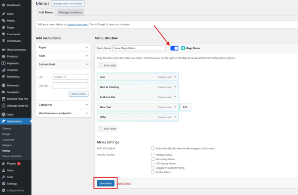 How to Create a Mega Menu in Elementor | 5 Easy Steps