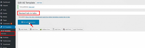 How to Create a Nested Tab in Tabs Widget in Elementor | Element Pack Pro