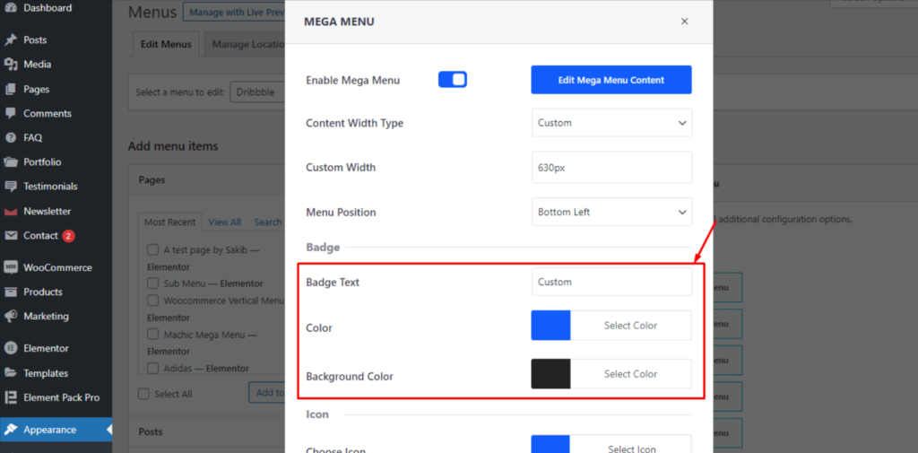 customize badges of menu bar customize badges of menu bar