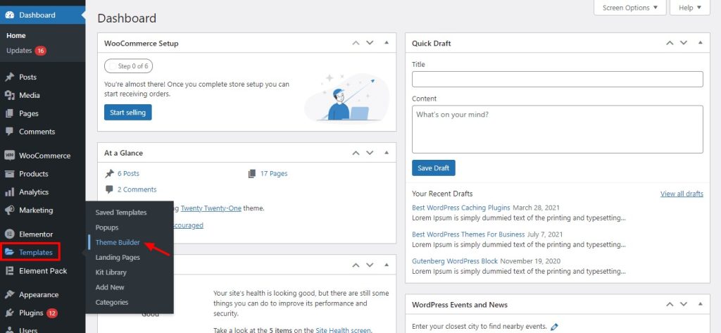 Theme Builder Theme Builder