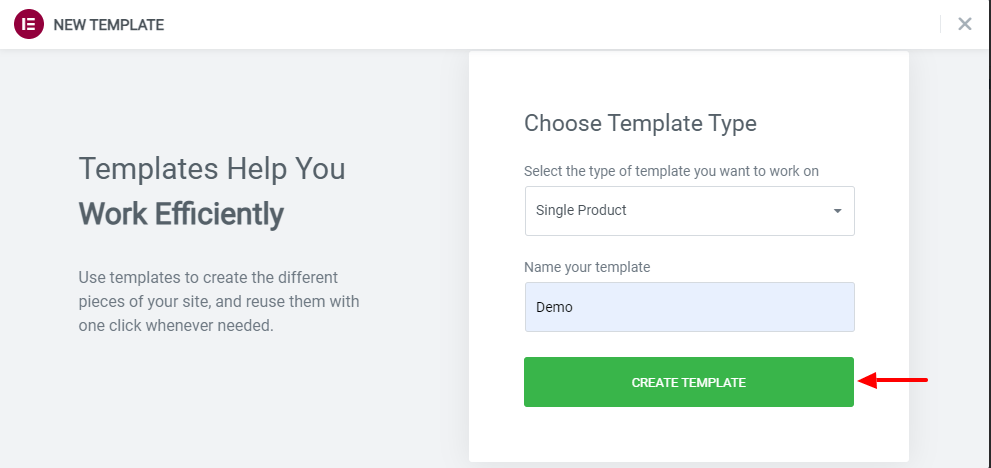 Create Template Create Template