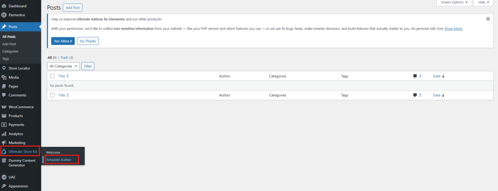 Ultimate Store Kit plugin settings Ultimate Store Kit plugin settings