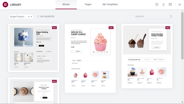 Pre-designed Product Template