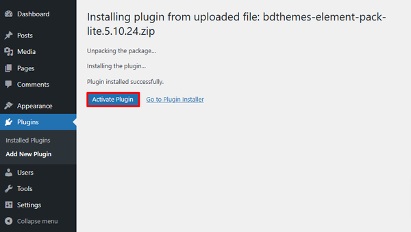 Activate the Plugin - How to Install Plugins Activate the Plugin - How to Install Plugins