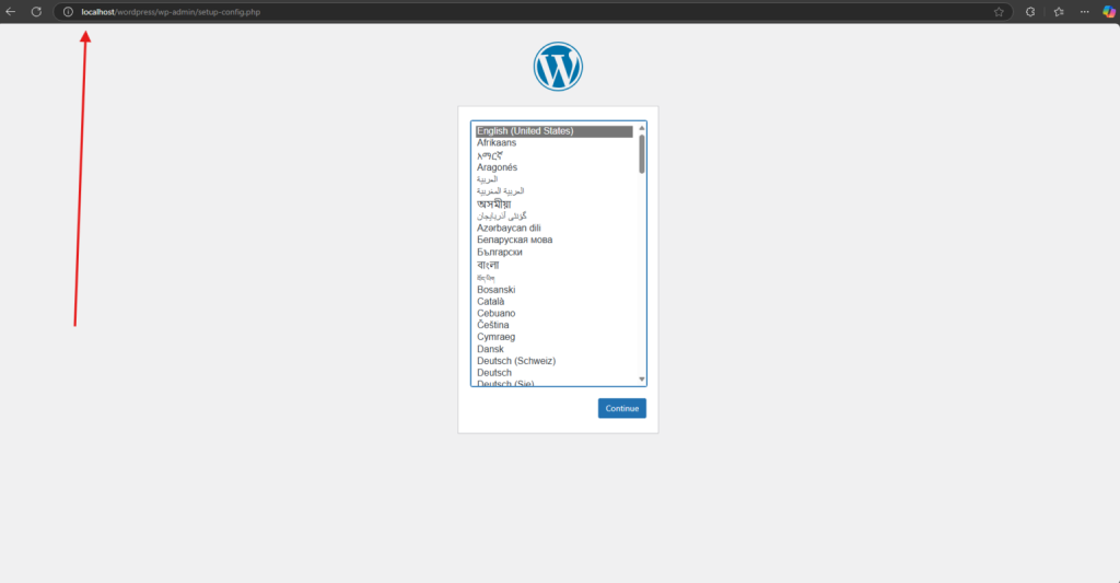 Access-the-WordPress-Installer