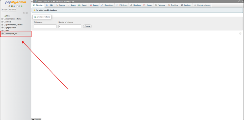Database Creation Done