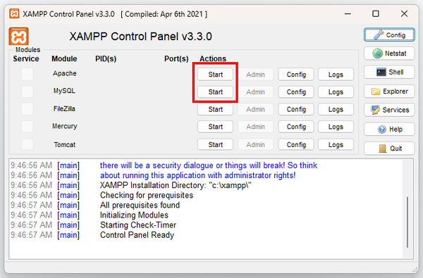 start-apache - Install WordPress Locally start-apache - Install WordPress Locally