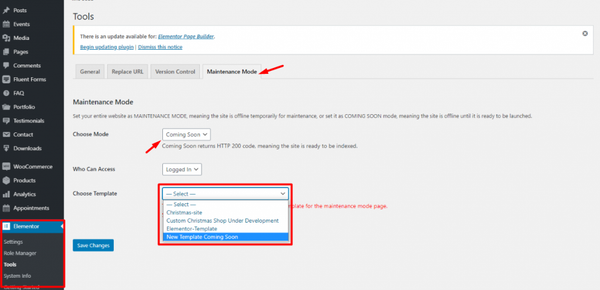 coming soon page settings coming soon page settings