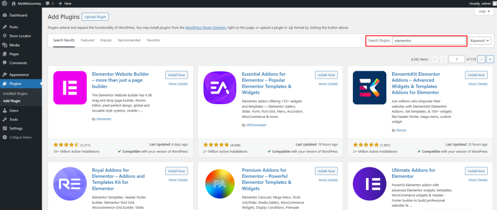 Search Plugin Search Plugin