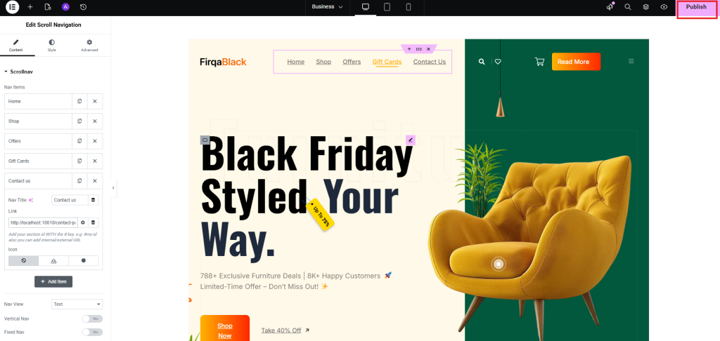 Publish Business Website Publish Business Website