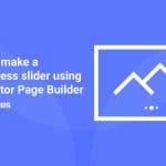 How to make a WordPress slider using Elementor Page Builder