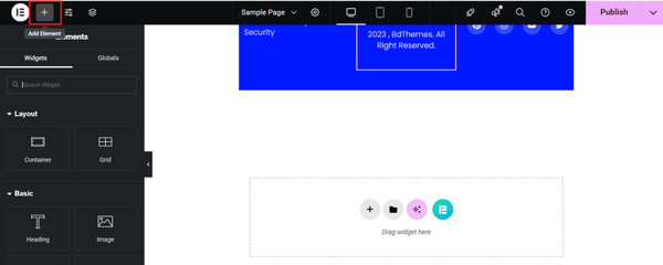 Adding New Element in your WordPress Page