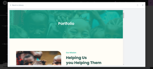 Preview Template You Want to Add to your WordPress Page