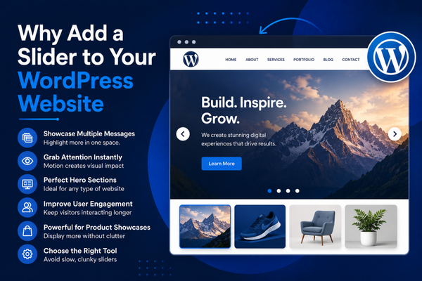 Why Add a Slider to your WordPress Website