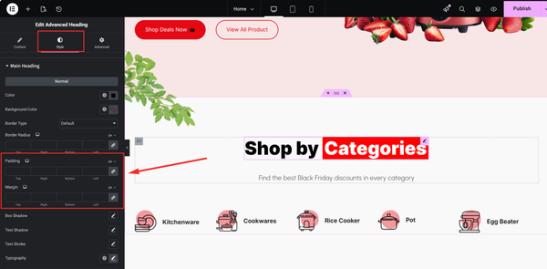 Strategic Widget Spacing