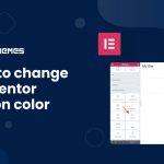 How to change Elementor button color